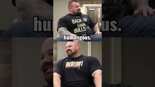 Brian Shaw amp Eddie Hall First Time Meeting Story shorts funny strongman [upl. by Einahets]