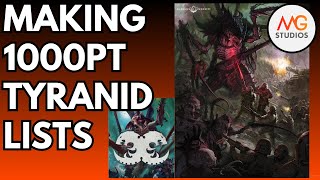 1000pt Tyranid Lists for EACH Detachment  Warhammer 40k 10th Ed [upl. by Aramak]