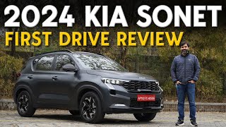 Kia Sonet Facelift First Drive Review  Everything New Incl ADAS Covered In Detail  Jan [upl. by Silverts]