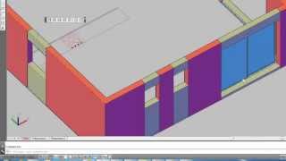 Créeer des menuiseries sur AutoCAD [upl. by Olrac161]