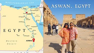 EGYPT  Aswan  The High Dam  Lake Nasser  Philae Temple  Agilkia Island  Nile River [upl. by Gaskins]