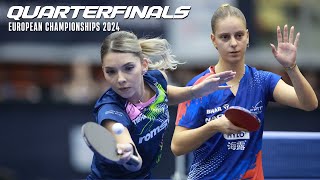 FULL MATCH  Bernadette Szocs vs Charlotte Lutz  2024 European Championships Quarterfinals [upl. by Adnylem]