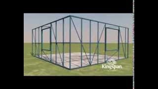 Kingspan AIRCELL Installation Video  Steel Framed Wall Insulation [upl. by Ojeitak]