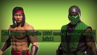 1995 Reptile VS Liu Kang MK11 [upl. by Aicenat]