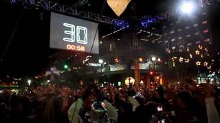 Happy New Years Countdown 2012 from Mill Ave Tempe Arizona [upl. by Naie67]