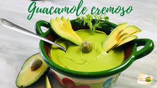 GUACAMOLE CREMOSO solo 3 ingredientes 💚  para carnita asada [upl. by Enilamme]