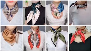 How to Tia A Scarf Around Your Neck Different and Beautiful Styles to Wear a Scarf for Women [upl. by Kowalski]