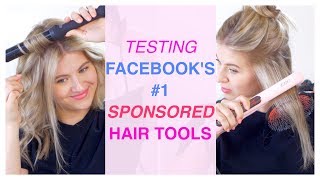 Testing Facebooks NUMBER ONE Sponsored Hair Tool LANGE [upl. by Gallager]