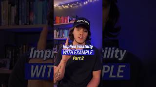 Implied Volatility Explained wexample stockmarket optionstrading shorts [upl. by Izogn]