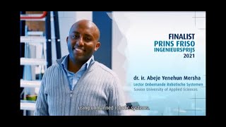 Finalist Prins Friso Ingenieursprijs 2021 dr ir Abeje Mersha [upl. by Nytsirt110]