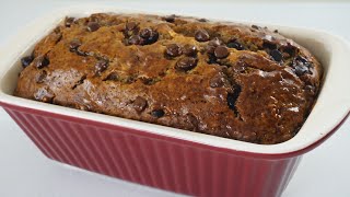 Super Moist Banana Bread No mixer Easy amp Delicious [upl. by Trenna292]