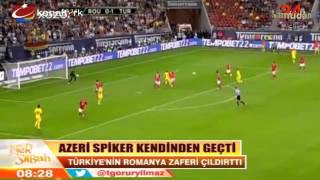 Azeri sipikerden Türkiyenin futbol zaferi [upl. by Primrose]