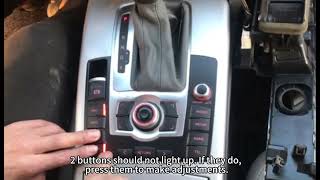 Audi A6 20052015 Android screen sound settings [upl. by Bronny]