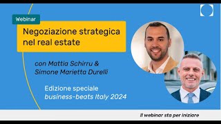 Negoziazione Strategica nellImmobiliare con Mattia Schirru di OnOffice  Vendita e Real Estate [upl. by O'Dell]