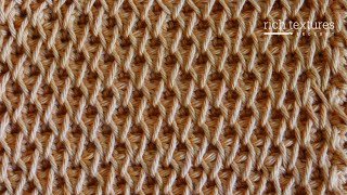 Honeycomb Smock Stitch  How to Crochet [upl. by Ferdie]