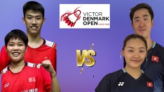 feng huang chn vs tang tse hkg  xD  qf  victor denmark open 2024 [upl. by Scotty]