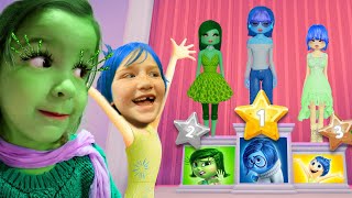 DRESS to iMPRESS but with iNSiDE OUT 2 ⭐⭐⭐⭐⭐ Adley amp Navey play a princess fashion show Roblox game [upl. by Phaedra]