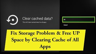 HISENSE Smart Google TV  How to Clear Cache of All Apps  Fix Storage PROBLEM Free UP Space [upl. by Nitfa]