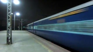 12163 Dadar Central  Chennai Egmore Super Fast Express At CLA [upl. by Atteroc155]