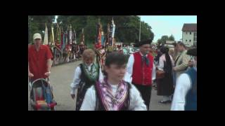 60 Jahre Trachtenverein Röthlein Gautrachtenfest 2010 Franken [upl. by Hitchcock]