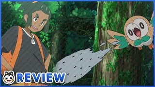 Ash VS Hau Ashs Rowlet Learns Seed Bomb Rowlets Everstone  Pokemon Sun amp Moon Episode 97 Review [upl. by Sipple198]