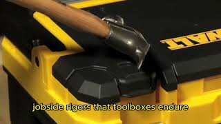 DEWALT TSTAK II Tool Box Review  13 Inch Flat Top Stackable amp Durable Storage Solution [upl. by Chaim]