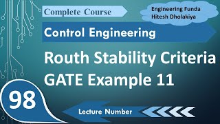 11 Routh Stability Criterion Special Case  II in Control Systems [upl. by Ydda]