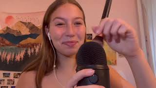 ASMR mic triggers with long nails [upl. by Domel]