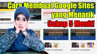 Cara Membuat Google Sites Guru Penggerak yang Menarik  Cara Membuat Google Sites yang Menarik [upl. by Lynsey781]