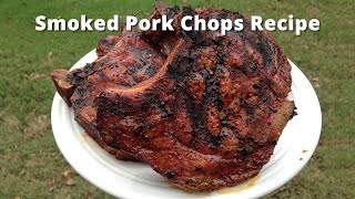 Smoked Pork Chops Recipe  How To Smoke Pork Chops Malcom Reed HowToBBQRight [upl. by Blondie]