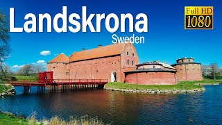 Landskrona Travel Walk Sweden 🇸🇪  4K HDR Walking Tour ▶6min  Walk around Sweden 18 [upl. by Simaj]