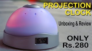 Digital Projection Clock Unboxing and Full Review Test [upl. by Melitta]