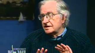 Noam Chomsky and Howard Zinn on Democracy Now for 20070416 [upl. by Sulecram]