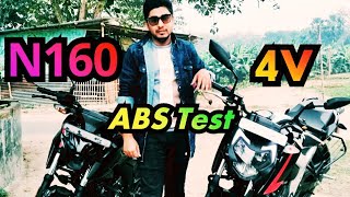 ABS Test Apache 4V vs Pulsar N160Anti Lock Braking test n160 vs 4vN160RTR 4vabs testEJS Vlogs [upl. by Tegdig998]