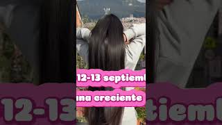 Calendario lunar septiembre 2024 longhair hair caidadecabello [upl. by Bonar]