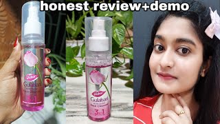 Dabur Gulabri Rose glow Face cleanser Review amp demo  how to use  indigenous beauty [upl. by Olocin745]