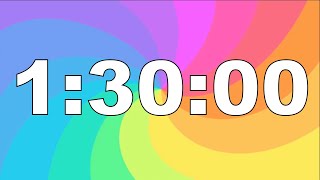 Minuteur 1h30min MOOD LIGHTAlame🚨 Compte à Rebours 1 Heure 30 Minutes Minuterie Décompte 1h30 [upl. by Eedrahc]