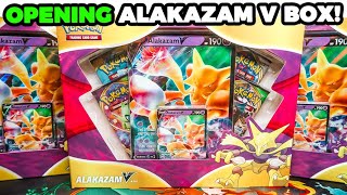 Opening Pokemon Alakazam V Collection Box [upl. by Nevet]