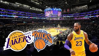 LA LAKERS vs NY KNICKS 🏀  Vlog 32 [upl. by Fairman869]