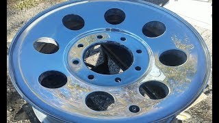 How To Sand And Polish Aluminum Rim To Mirror Finish [upl. by Nyrahtak]