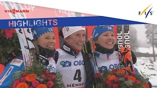 Highlights  Bjørgen goes solo to win Holmenkollen Mass Start  FIS Cross Country [upl. by Oirram]