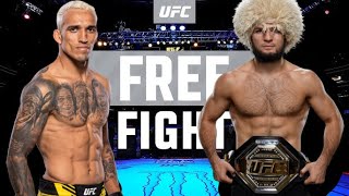 KHABIB vs OLIVEIRA  FULL FIGHT  FREE FIGHT  mma ufc [upl. by Nuawaj]