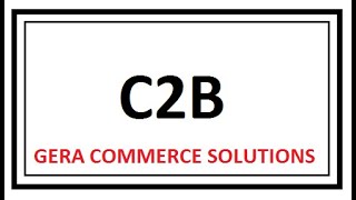 C2B Model of ECommerce with example in hindi  consumer to business [upl. by Asiulairam]