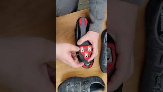 how to install Delta cleats for road and indoor cycling roadcycling shorts indoorcycling [upl. by Akinohs]