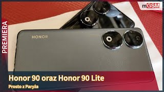 Honor 90 i Honor 90 Lite prosto z premiery [upl. by Krum]