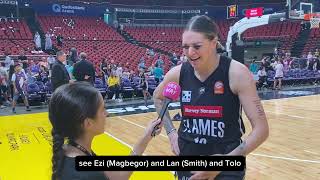 Interview with OpalWNBA Champion Cayla George February 2024 [upl. by Manvell977]