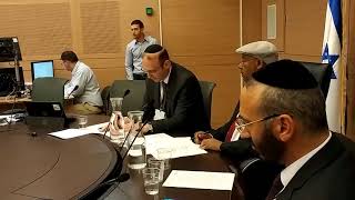 Rabbi Adam Scheier Knesset Speech 1922018 [upl. by Nerta]