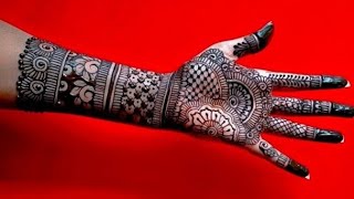 easy bridal mehndi design  easy mehndi  simple mehndi [upl. by Nnairrehs]