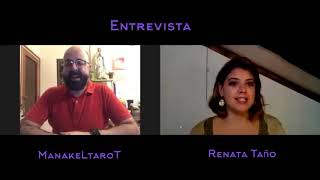 “El Tarot ha sido Mi Gran Maestro”  Entrevista de Renata Taño a Manakel Tarot [upl. by Nylsirk]