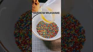 Magical Rainbow🌈 Milkshake Unicorn Milkshake shorts recipe [upl. by Yasdnil841]